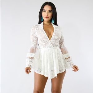 Lace romper